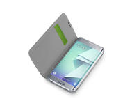 Калъфи Cellular line Backbook за Samsung Galaxy S7 Edge, в сребристо