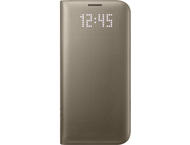 Калъфи Samsung Galaxy S7 edge LED Cover, в златисто