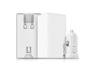 Зарядни устройства Mophie Dual 4.2A USB Wall and Car Charger - Global Adapters