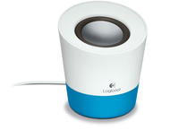 Колони Logitech Z50, в бяло-синьо