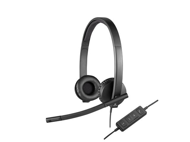 Слушалки Logitech USB H570e