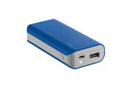 Външни батерии TRUST Primo Power Bank 4400 mAh, в синьо