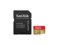 Карти памет 16GB microSDHC SanDisk Extreme Class 10 UHS-I U3