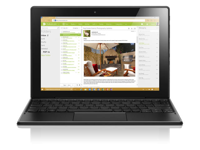 Таблети Lenovo IdeaPad Miix 310 32GB, сребрист цвят + клавиатура