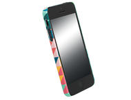 Калъфи Krussel Print калъф за iPhone 5/5S/5SE, зелени триъгълници