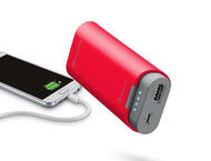 Външни батерии Cellular line 5200mAh, в червено