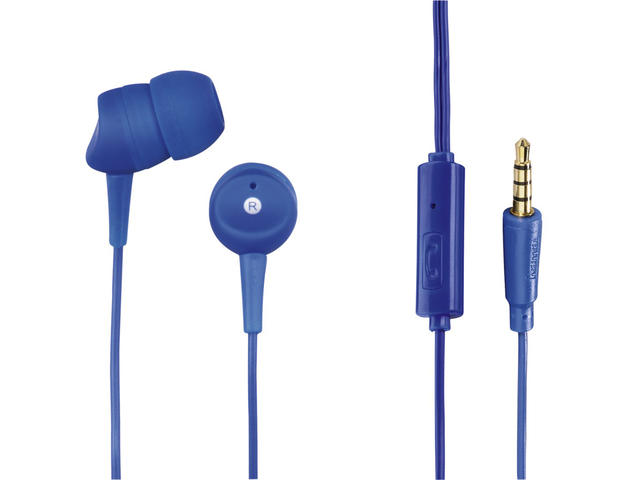 Слушалки Hama "Basic" In-Ear, в синьо