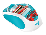 Мишки Logitech M238 Doodle Collection, SKATEBURGER