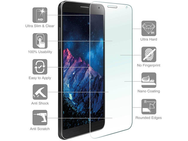 Защитно фолио 4smarts Second Glass - калено стъклено защитно покритие за дисплея на Samsung Galaxy Xcover 4 (прозрачен) 