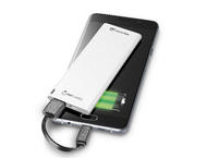 Външни батерии Cellular line FreePower Slim 3000 mAh, в бяло