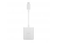 Кабели и Адаптери Moshi USB-C Digital Audio Adapter with Charging - Silver