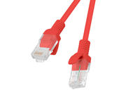 Кабели и Адаптери Lanberg пач кабел CAT5E 1m Red