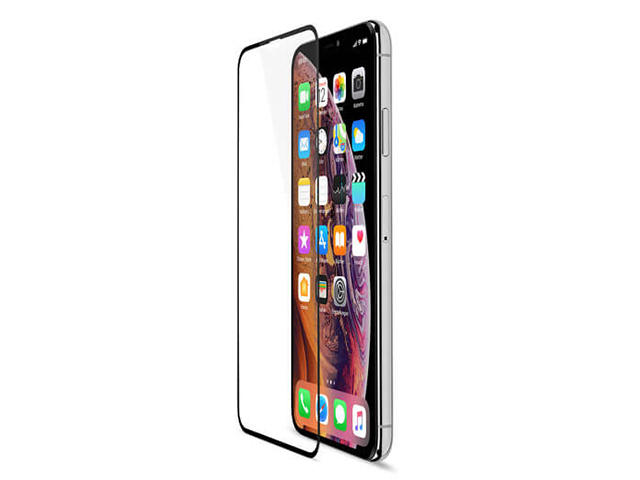 Защитно фолио Artwizz SecondDisplay Glass за iPhone XS Max, черен-прозрачен