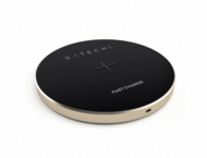 Зарядни устройства Satechi Wireless Charging Pad Fast Charge, златист цвят