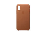 Калъфи Apple iPhone Xs Leather Case, в кафяво
