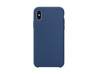 Калъфи SDesign Silicone Original Case за iPhone XS, iPhone X, тъмносин