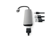 Кабели и Адаптери Satechi USB-C Multiport Adapter, тъмносив
