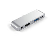 Кабели и Адаптери Satechi USB-C Mobile Pro Hub, сребрист