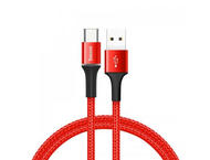Кабели и Адаптери Baseus Halo USB-C Cable, червен (100см)