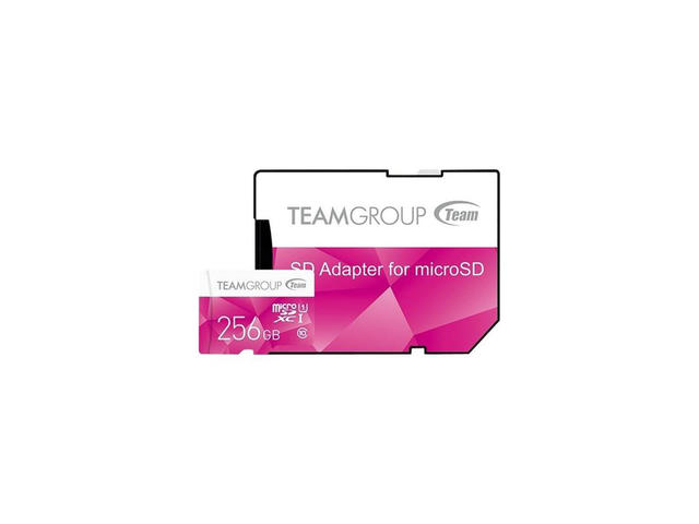 Карти памет 256GB Team Group Color microSDXC , UHS-I Class 10 + SD адаптер