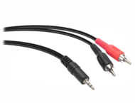 Кабели и Адаптери Speedlink Аудио Кабел 3.5mm Stereo M / 2x RCA M