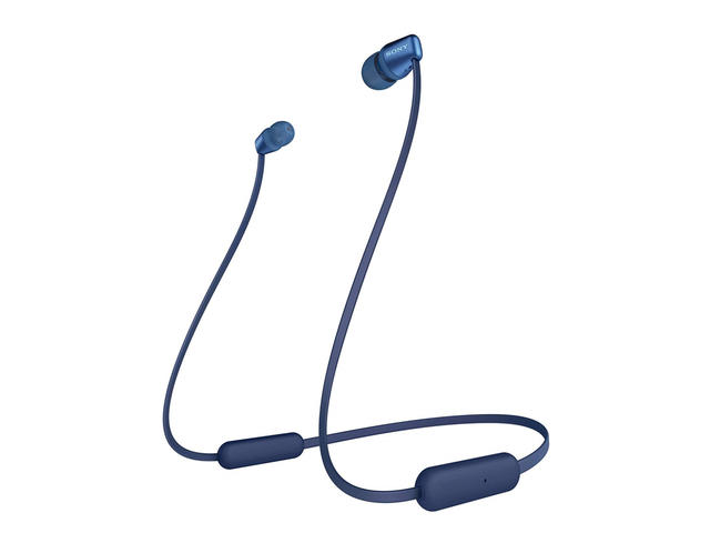 Слушалки Sony WI-C310, в синьо