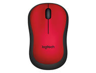 Мишки Logitech M220 Silent, в червено