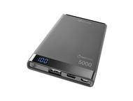 Външни батерии Cellularline Manta S 5000mAh USB-C, в черно