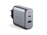 Зарядни устройства Satechi 30W Dual-Port Wall Charger - EU - Space Gray