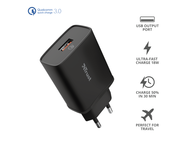 Зарядни устройства Trust Qmax 18W Ultra-Fast USB Wall Charger с QC3.0