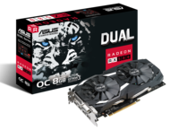 Видео карти ASUS Dual Radeon RX 580 OC 8GB