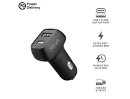 Зарядни устройства Trust Qmax 30W Ultra-Fast USB-C & USB Car Charger с PD