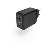 Зарядни устройства Hama Charger, USB-C, Power Delivery (PD) / Qualcomm® + USB-A, 42 W, black