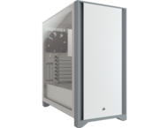 Кутии Corsair 4000D Tempered Glass White