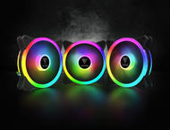 Вентилатори Gamdias Fan Pack 3x120mm AEOLUS M2-1203 RGB Lite 120mm 