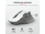 Мишки TRUST Ozaa Rechargeable Wireless Mouse - white