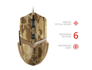 Мишки TRUST GXT 101D camo brown