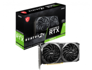 Видео карти MSI GeForce RTX 3060 Ti VENTUS 2X 8G OCV1 LHR