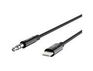 Кабели и Адаптери Belkin кабел Lightning към 3,5 мм 1,8 м черен 