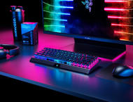 Клавиатури Razer BlackWidow V3 Mini HyperSpeed Phantom Edition  - Wireless (Green Switch)
