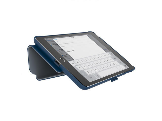 Калъфи за таблети Speck iPad Mini 4 StyleFolio Deep Sea Blue/Nickel Grey