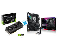 Видео карти ASUS TUF GeForce RTX 3070 Ti 8GB OC + ASUS ROG STRIX Z590-F GAMING Wi-Fi