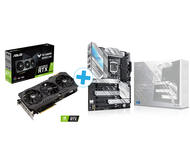 Видео карти ASUS TUF GeForce RTX 3070 Ti 8GB OC + ASUS ROG STRIX Z590-A GAMING WIFI