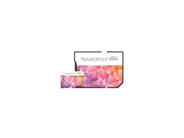 Карти памет Team Group Color Card II 64GB Micro SDHC/SDXC UHS-I U3 + SD Adapter