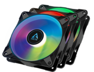 Вентилатори Arctic P12 PWM PST A-RGB Black 3 pack