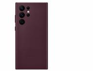 Калъфи Samsung Galaxy S22 Ultra Leather Cover, Burgundy
