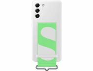 Калъфи Samsung Galaxy S21 FE 5G Silicone Cover with Strap, White