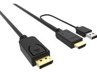 Кабели и Адаптери VCom Кабел HDMI M / Display Port M - 4K 2160p - CG599C-1.8m