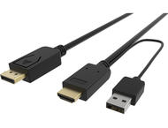 Кабели и Адаптери VCom Кабел HDMI M / Display Port M - 4K 2160p - CG599C-1.8m