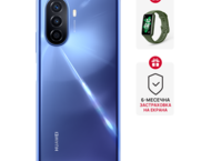Смартфони Huawei nova Y70 128GB, Crystal Blue + Huawei Band 7 Wilderness Green